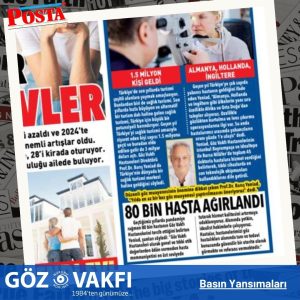 Prof. Dr. Barış Yeniad Posta Ekonomi Gazetesi Röportajı