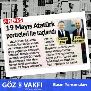 19 Mayıs Atatürk’ü Anma, Gençlik ve Spor Bayramı Sergisi