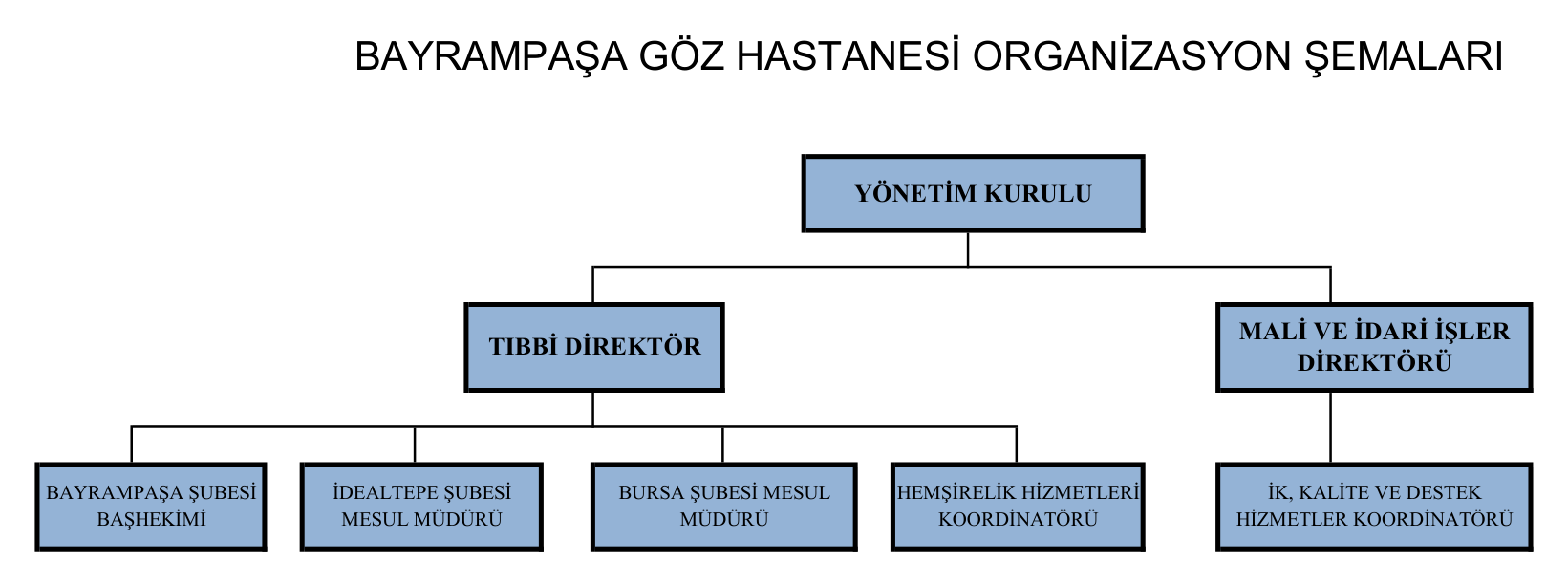 Bayrampaşa Göz Hastanesi — Genel Yapı