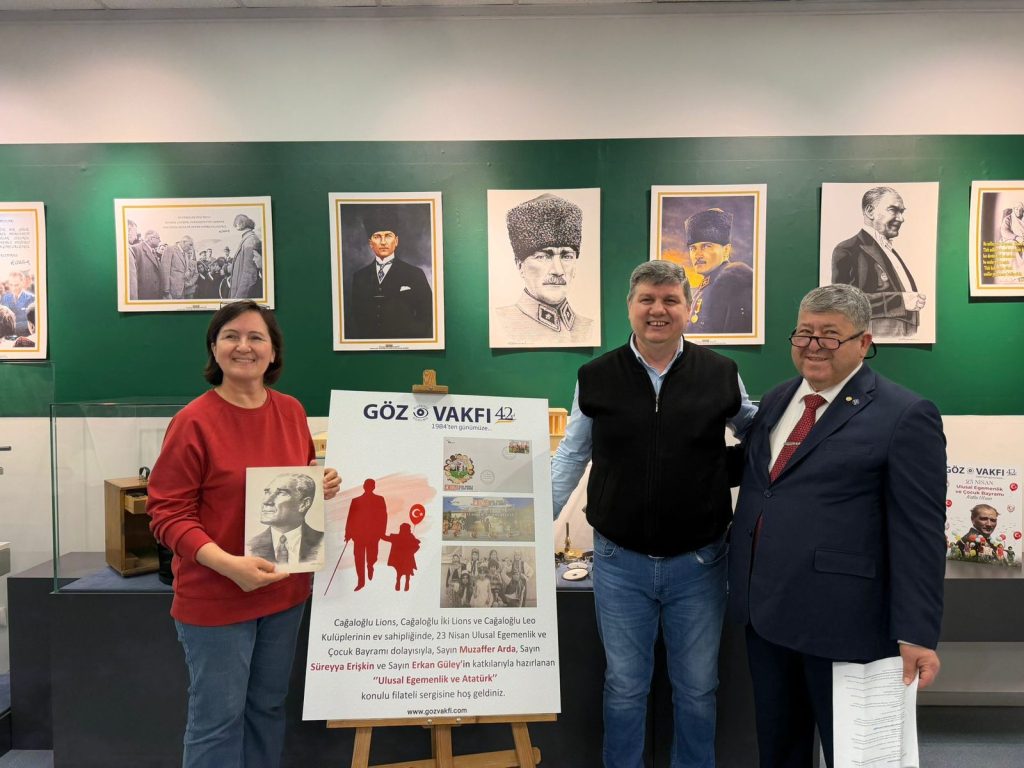 Philately Exhibition on National Sovereignty and Atatürk Meets Art Lovers at the Eye Foundation